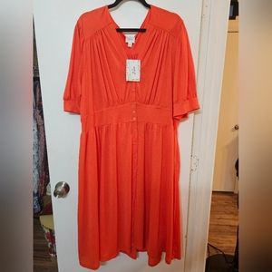 NWT 3xl Lularoe SKYLER Orange